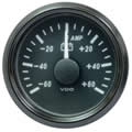 VDO SingleViu 0247 Ammeter 60A Black 52mm gauge